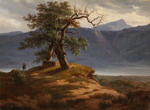 Landscape with Wanderer
